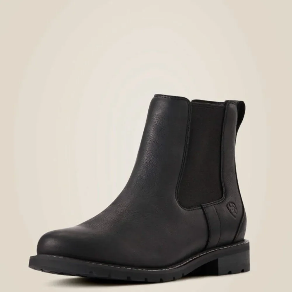 Ariat Women's Wexford Waterproof Chelsea Boot in Black Sz 9.5 B (medium width)
